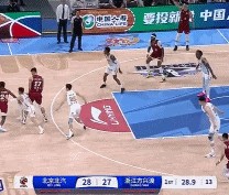 反超比分!胡金秋快攻反击接球抛投2+1打进