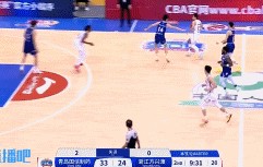 掀起反扑！卡尔顿接孙铭徽背后妙传迎着杨瀚森双手暴扣打停青岛
